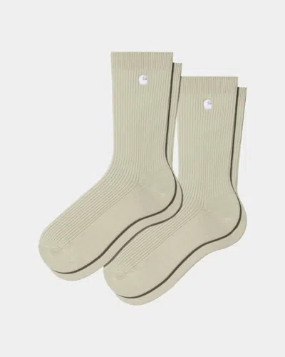 Shop Carhartt Men's Madison Pack Socks In Beryl/white In Multi
