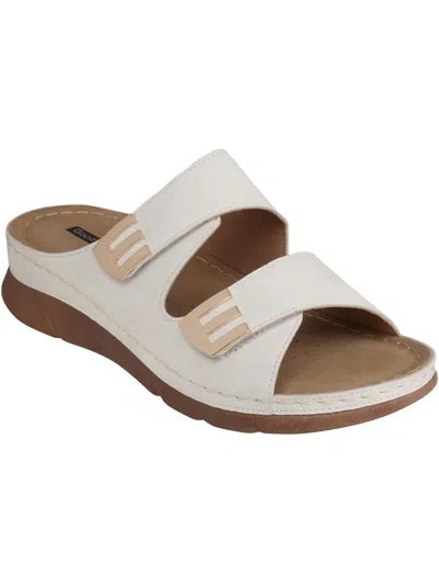 Shop Good Choice Gretchen Womens Laceless Nylon Slide Sandals In White