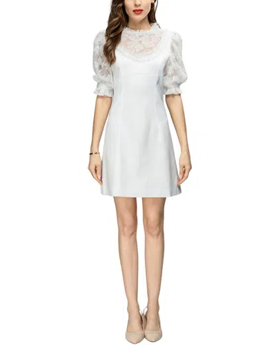 Shop Burryco Mini Dress In White