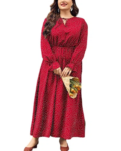 Shop Romanissa Dress In Red