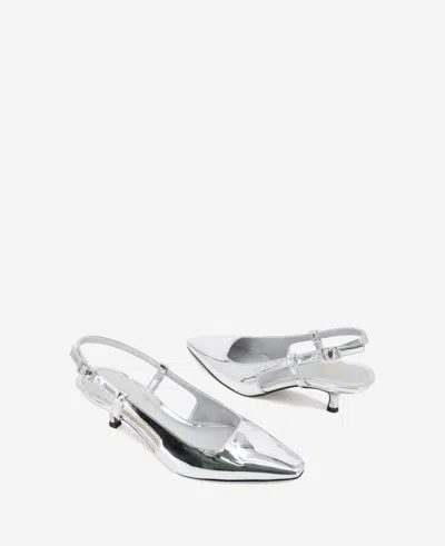 Kenneth Cole Martha Slingback Heel In Silver