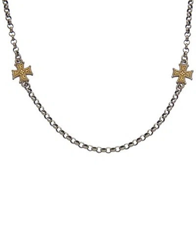 Shop Konstantino Eros 18k & Silver Necklace In Multi