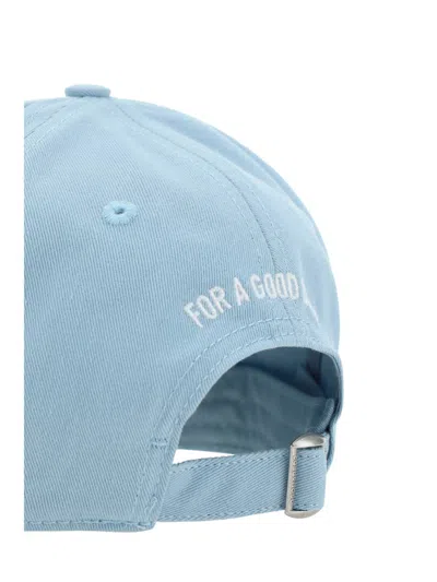 Shop Dsquared2 Hats E Hairbands In Azzurro+bianco