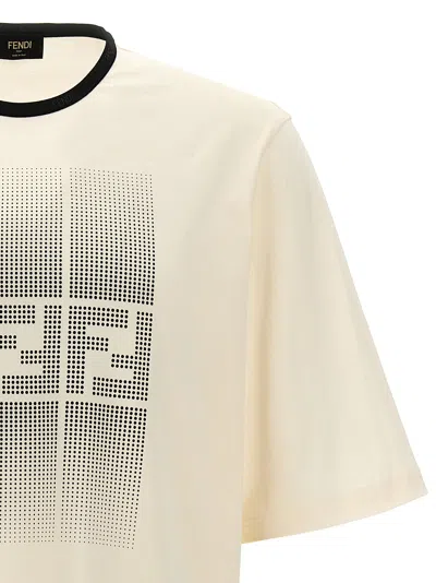 Shop Fendi Gradient Ff T-shirt White/black