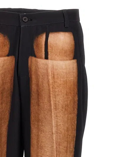 Shop Kidsuper Mannequin Suit Bottom Pants Black