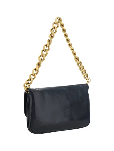 Shop Balenciaga Women Bb Soft Flap Shoulder Bag In Black
