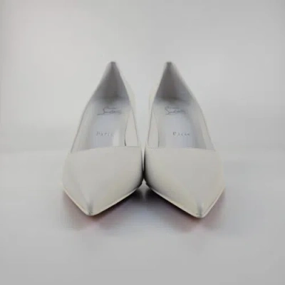 Shop Christian Louboutin Women Lvr Exclusive 85mm Condora Leather Pumps In White