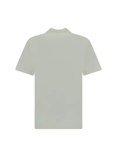 Shop Fendi Men Polo Shirt In Cream
