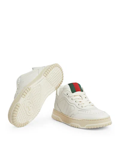 Shop Gucci Women  Re-web Women`s Sneakers In White