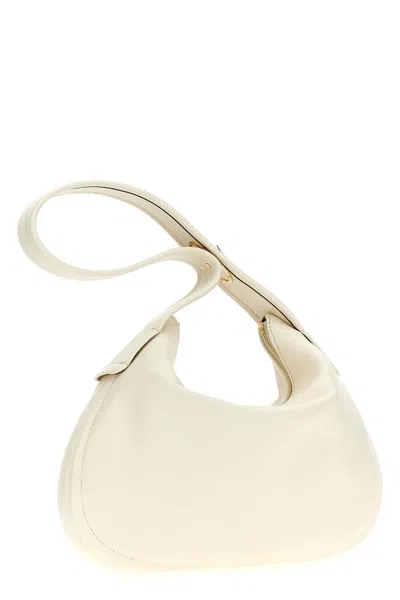 Shop Valentino Garavani Women  Garavani 'go-hobo' Handbag In Cream