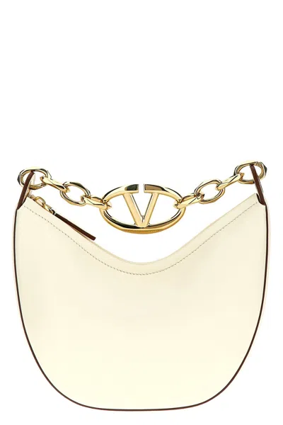 Shop Valentino Garavani Women  Garavani Handbag In Cream