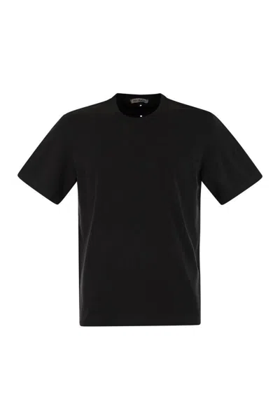 Shop Premiata Cotton Jersey T-shirt In Black