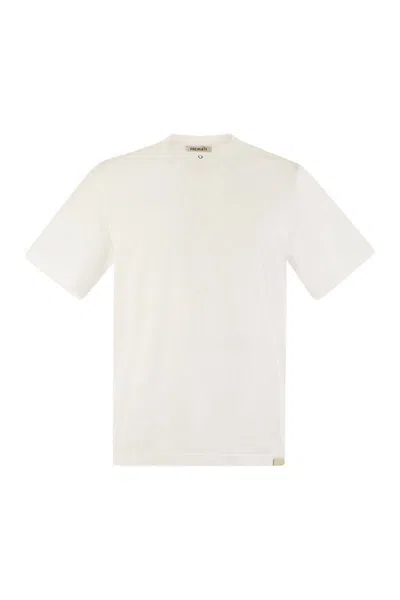 Shop Premiata Cotton Jersey T-shirt In White