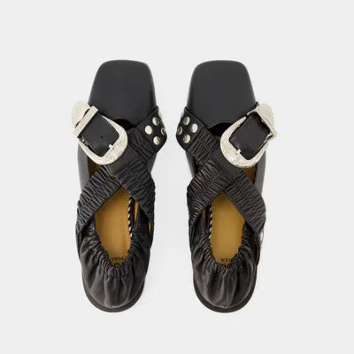 Shop Toga Pulla Sandals In Black