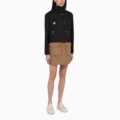 Shop Moncler Lightweight Black Nylon Jacket
