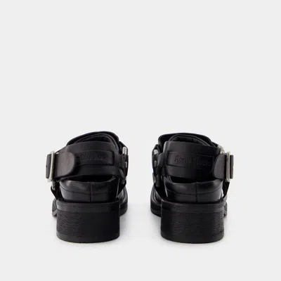 Shop Acne Studios Sandals In Black