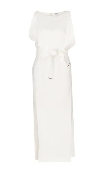 Shop Brunello Cucinelli Dresses In White