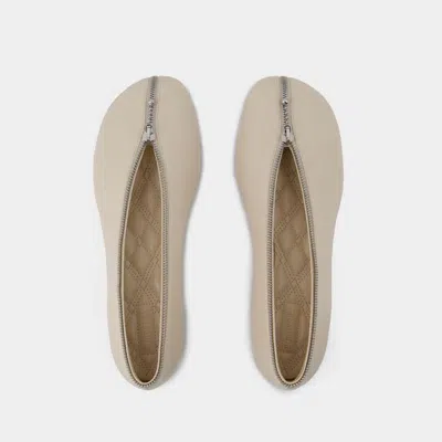 Shop Burberry Sandals In White