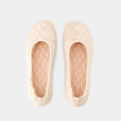 Shop Burberry Sandals In Beige
