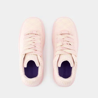 Shop Burberry Sneakers In Pink