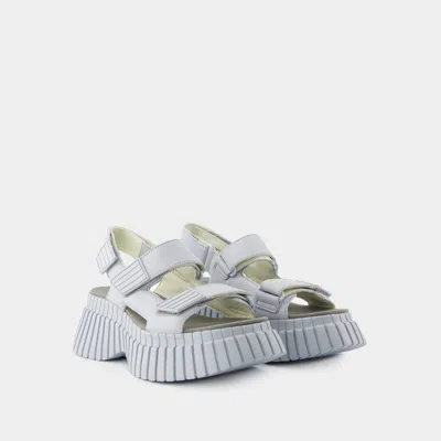 Shop Camper Sandals In Grey