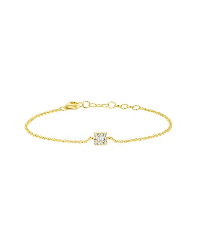 Shop Ron Hami 14k 0.08 Ct. Tw. Diamond Bracelet In Multi