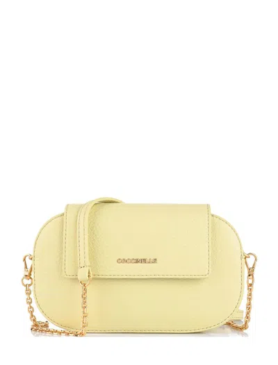 Shop Coccinelle Bags In Lime Wash