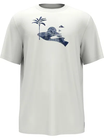 Shop Pga Tour Mens Crewneck Short Sleeve Graphic T-shirt In Grey