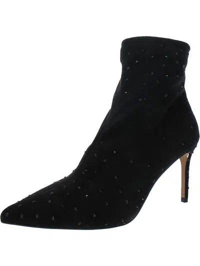 JESSICA SIMPSON SEMAJA 2 WOMENS FAUX SUDE FAUX SUEDE BOOTIES 