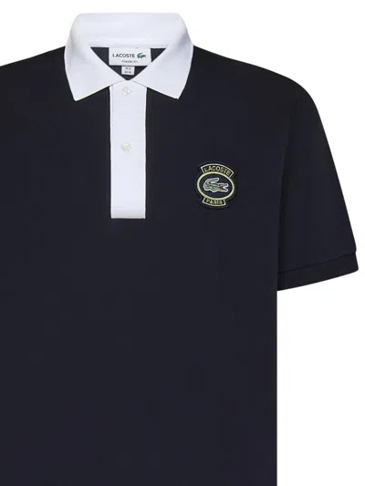 Shop Lacoste Men's Badge  Original L.12.12 Polo Shirt In Blue