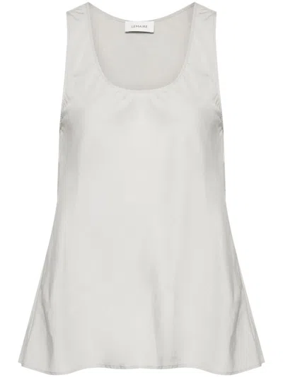 Shop Lemaire Bias Cut Tank Top Clothing In Grey