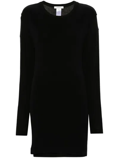 Shop Lemaire Double Layer Seamless Dress Clothing In Black