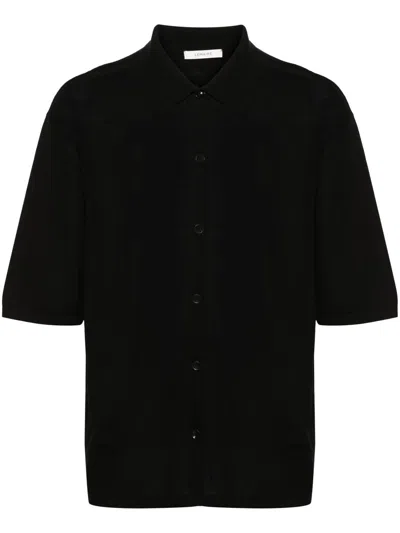 Shop Lemaire Polo Shirt Clothing In Black