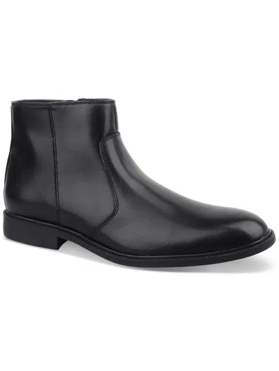 Shop Alfani Mens Dressy Short Ankle Boots In Black