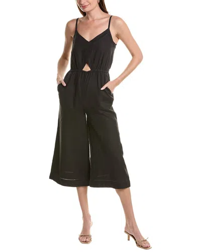 Shop Joie Linen Jumpsuit In Black