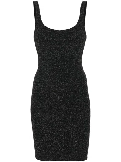 Shop Mc2 Saint Barth Mini Dress In Black