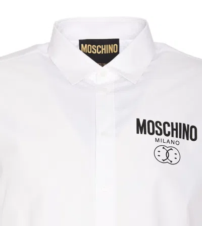 Shop Moschino Shirts In White