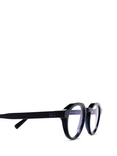 Shop Mykita Eyeglasses In C154 Milky Indigo/shiny Silver