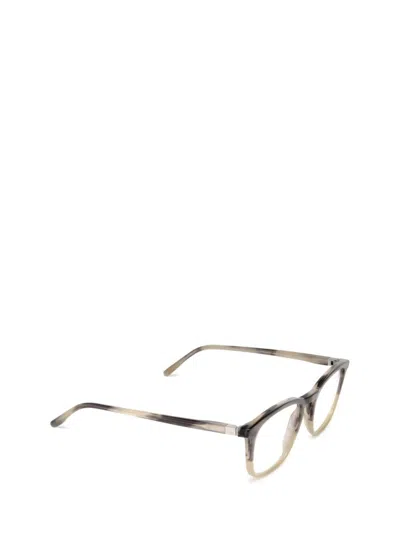 Shop Mykita Eyeglasses In C174-striped Grey Gradient/pea