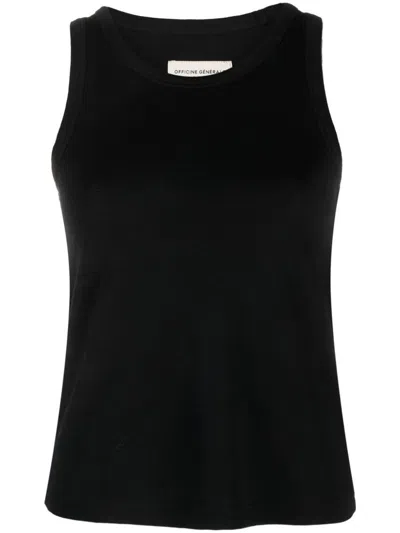 Shop Officine Generale Officine Générale Tatiana T-shirt Clothing In Black