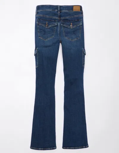 Shop American Eagle Outfitters Ae Stretch Low-rise Kick Bootcut Jean In Blue
