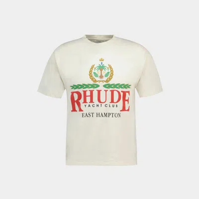 Shop Rhude T-shirts & Tops In White