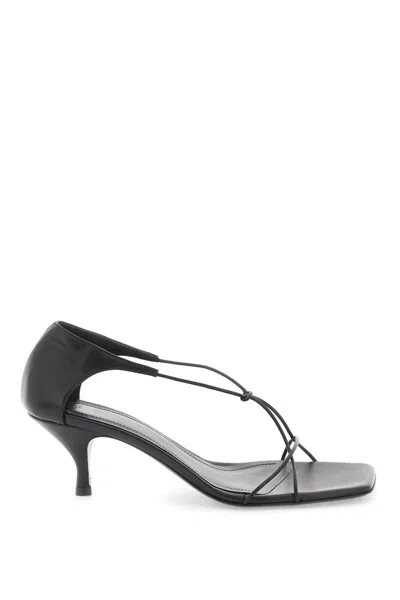 Shop Totême Sandals In Black