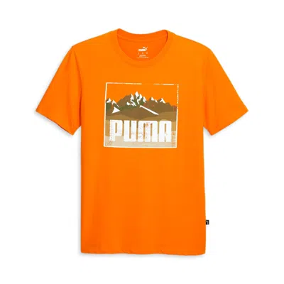 Shop Puma Men's Trail Tee In Orange