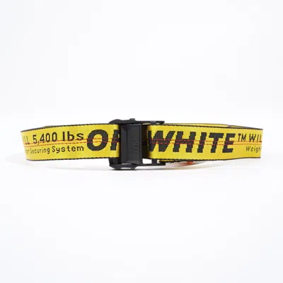 Shop Off-white Offindustrial Belt Fabric In Green