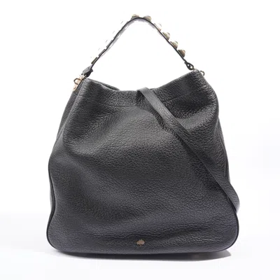 Shop Mulberry Eliza Hobo Bag Leather Shoulder Bag In Black