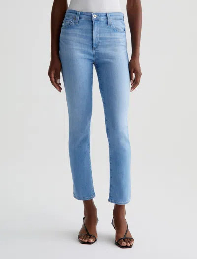 Shop Ag Jeans Mari Crop In Blue