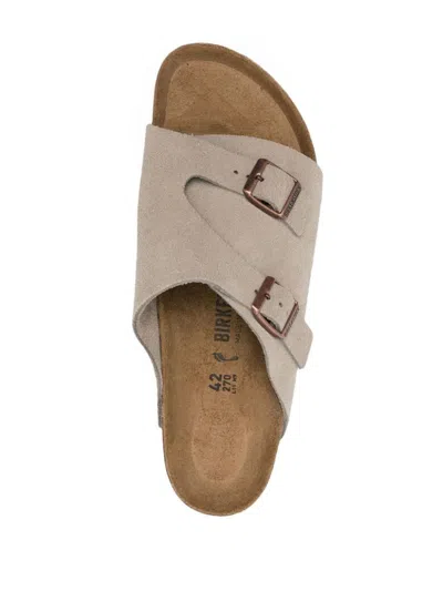 Shop Birkenstock 'zurich' Sandals In Beige