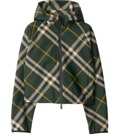 Shop Burberry Jackets In Ivy Ip Check