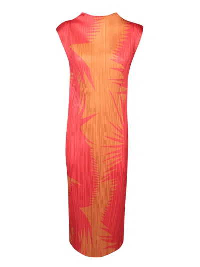 Shop Issey Miyake Dresses In Red